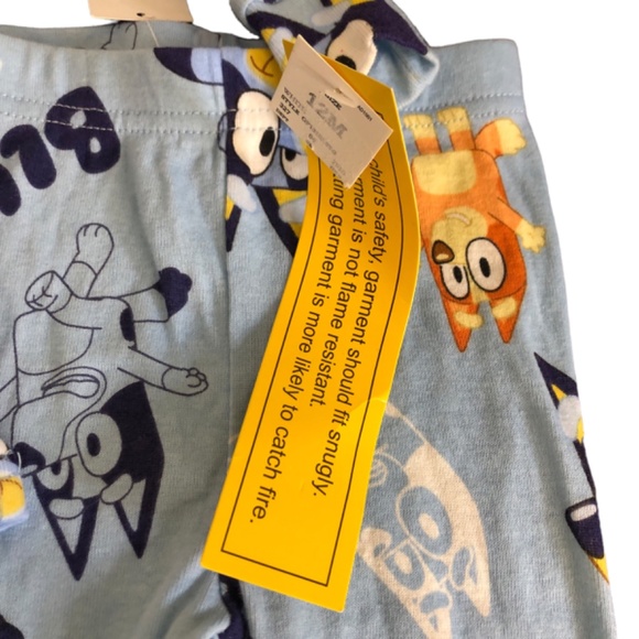 BLUEY 2-Piece Snug Fit Pajama Set Size 12 Months - Picture 7 of 8
